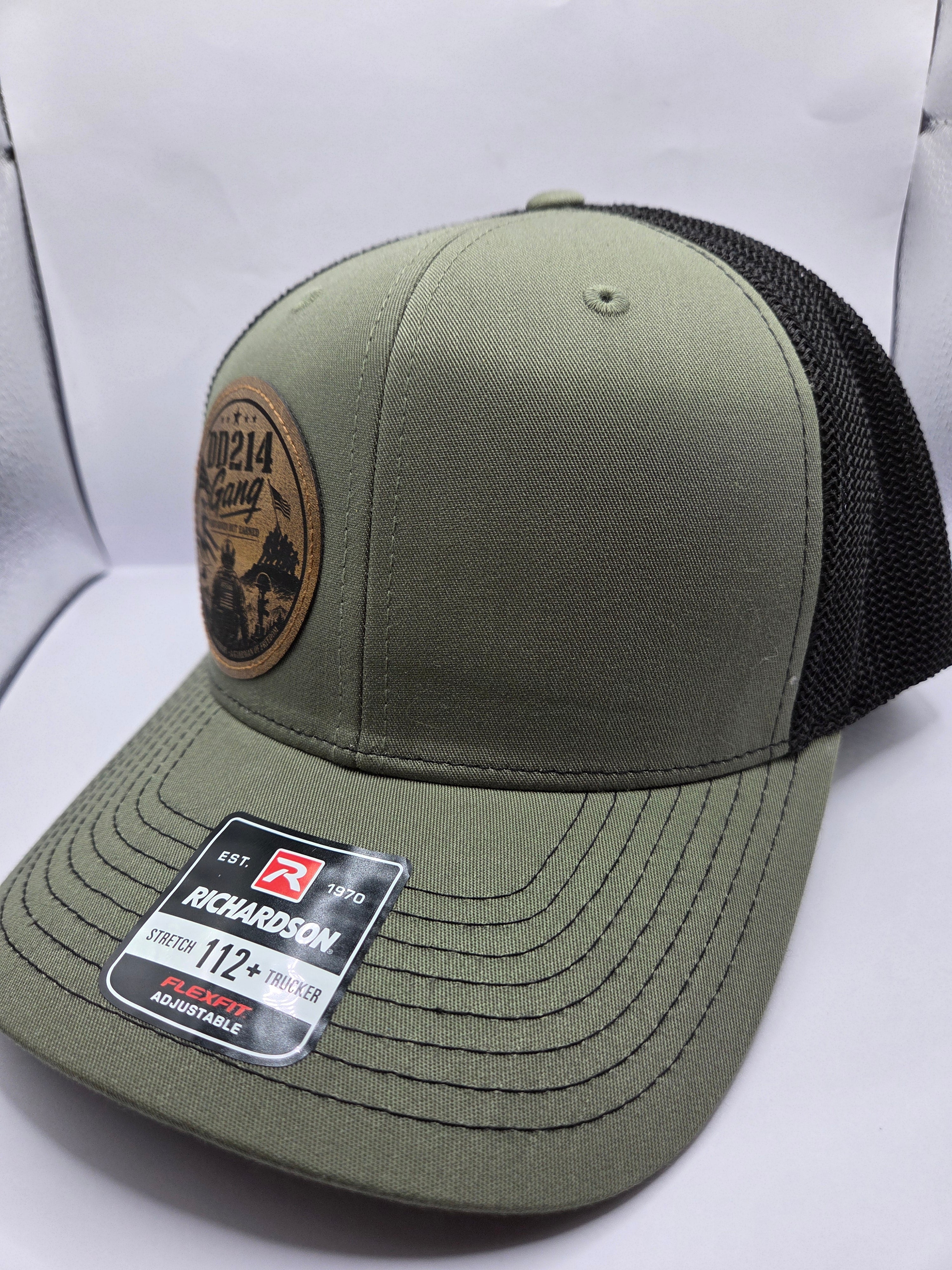 DD214 Gang Leather Patch Hat