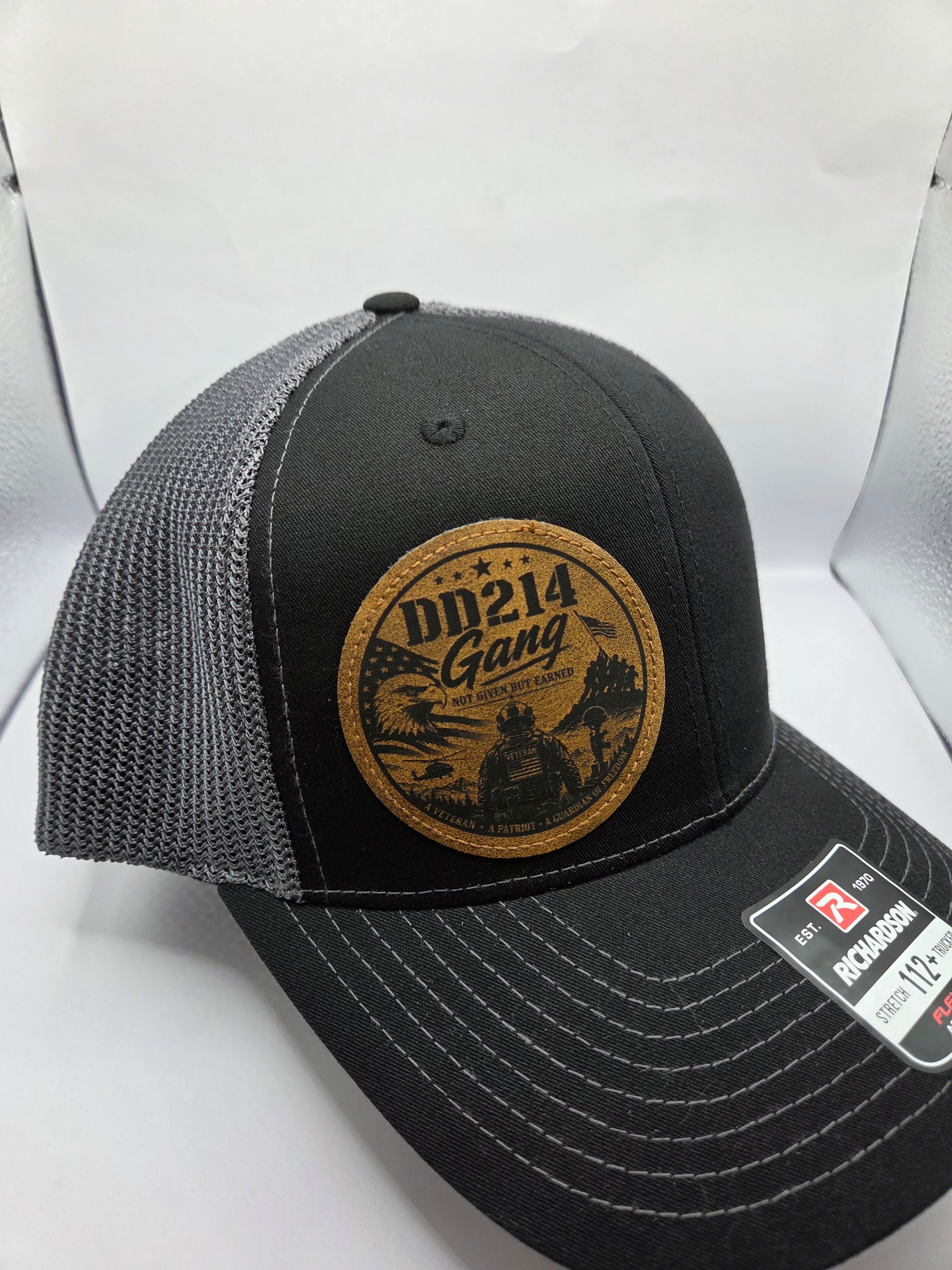 DD214 Gang Leather Patch Hat