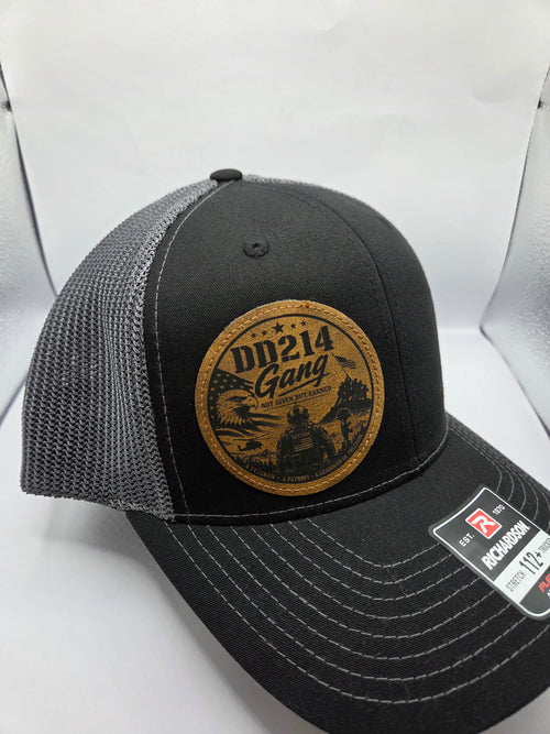 DD214 Gang Leather Patch Hat