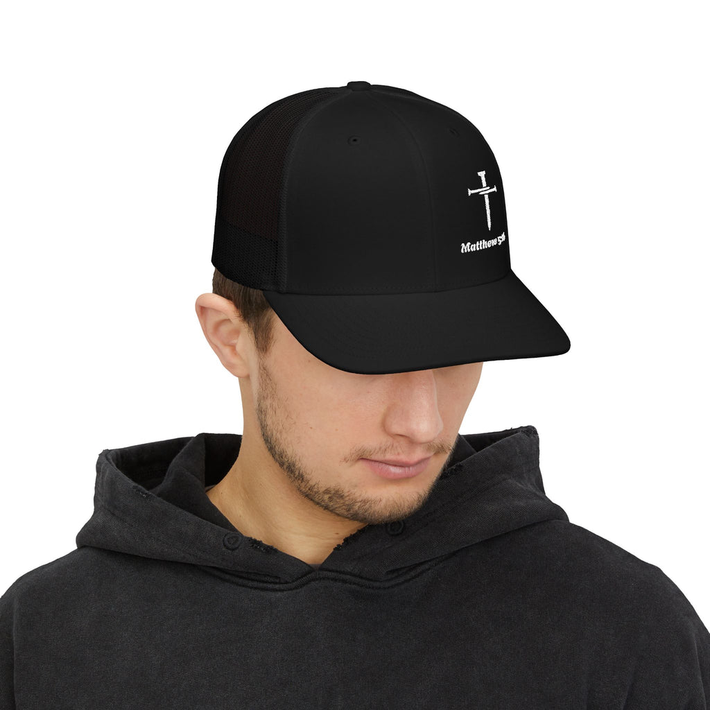 Black Snapback Trucker Cap with Cross Design | Stylish Casual Headwear for Men & Women | Perfect Gift for Faith-based Events, Outdoor [...]