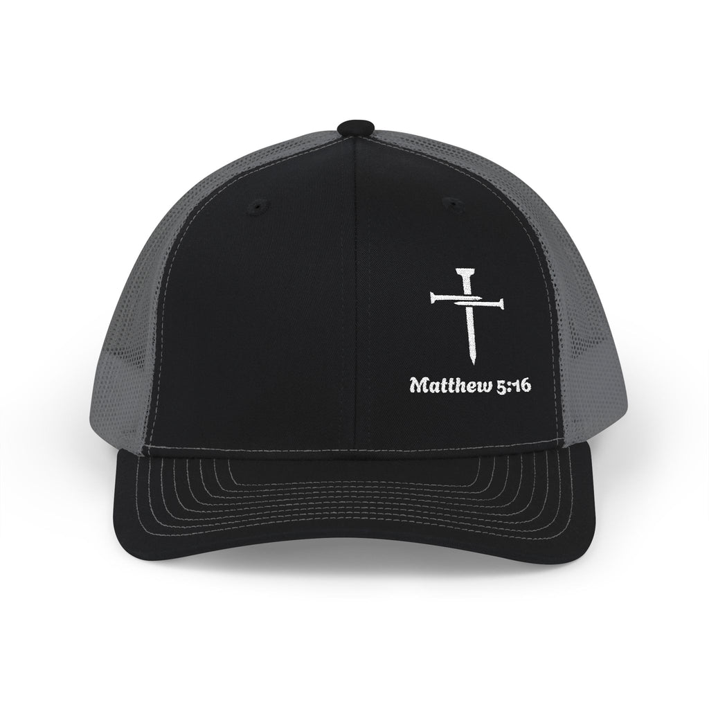 Black Snapback Trucker Cap with Cross Design | Stylish Casual Headwear for Men & Women | Perfect Gift for Faith-based Events, Outdoor [...]