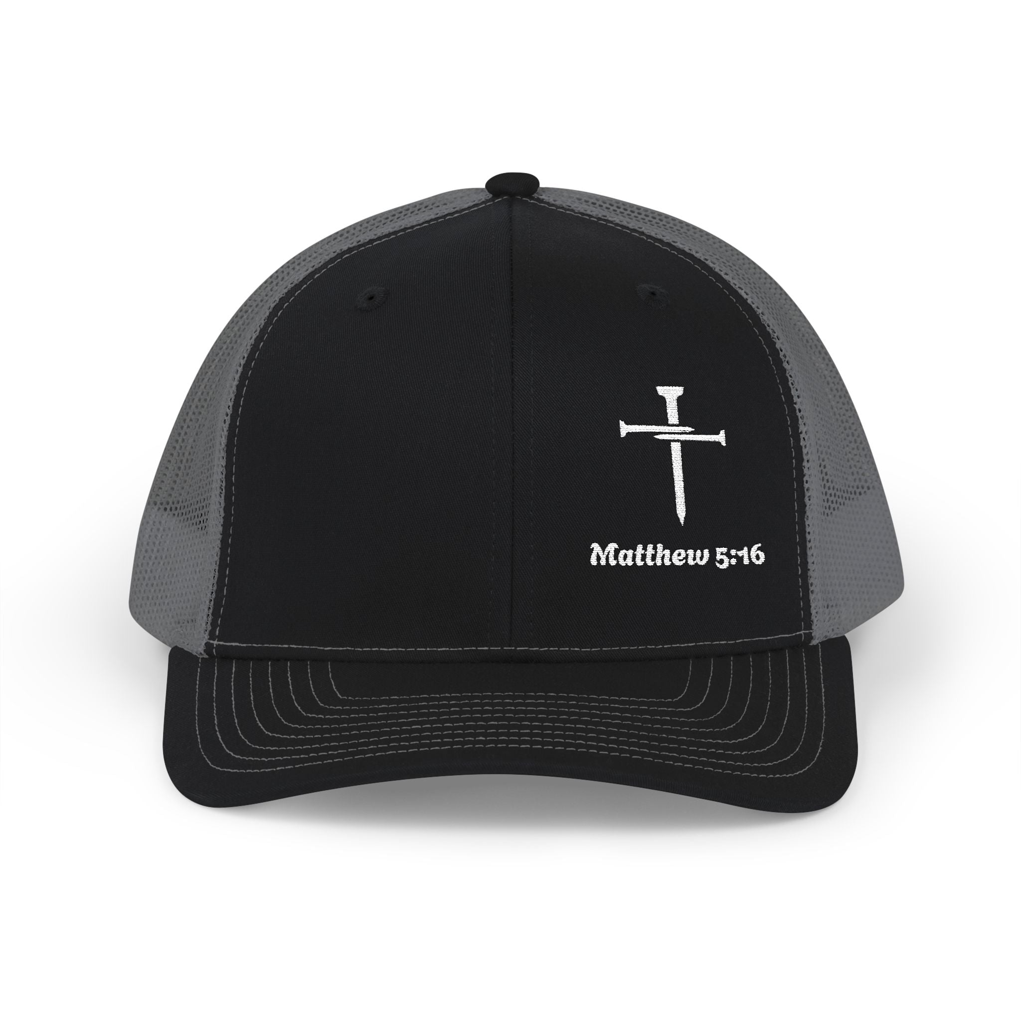 Black Snapback Trucker Cap with Cross Design | Stylish Casual Headwear for Men & Women | Perfect Gift for Faith-based Events, Outdoor [...]