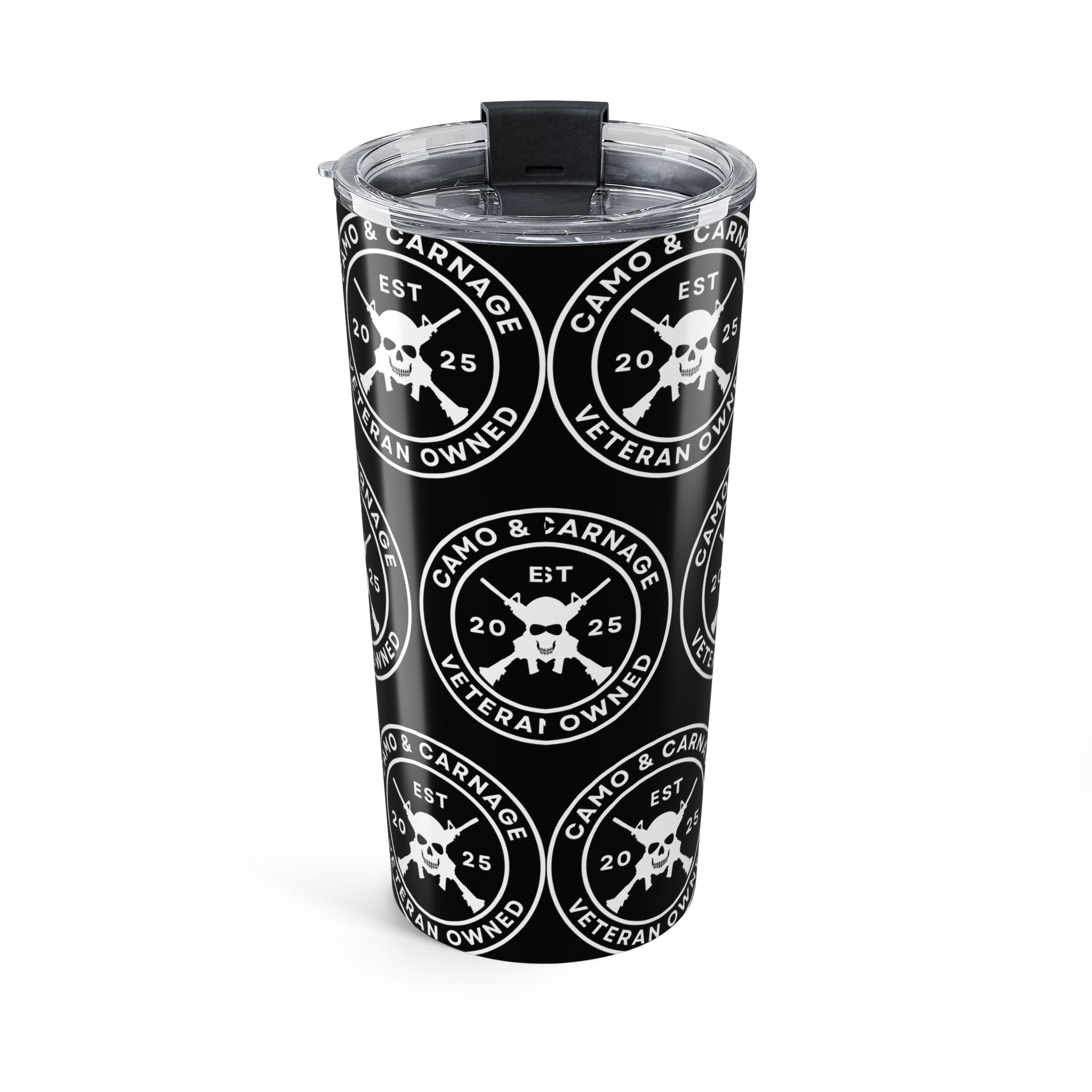Veteran-Owned Camo Tumbler | 20oz Insulated Drinkware | Perfect for Outdoor Adventures, Gifts, Military Enthusiasts, or Everyday Use