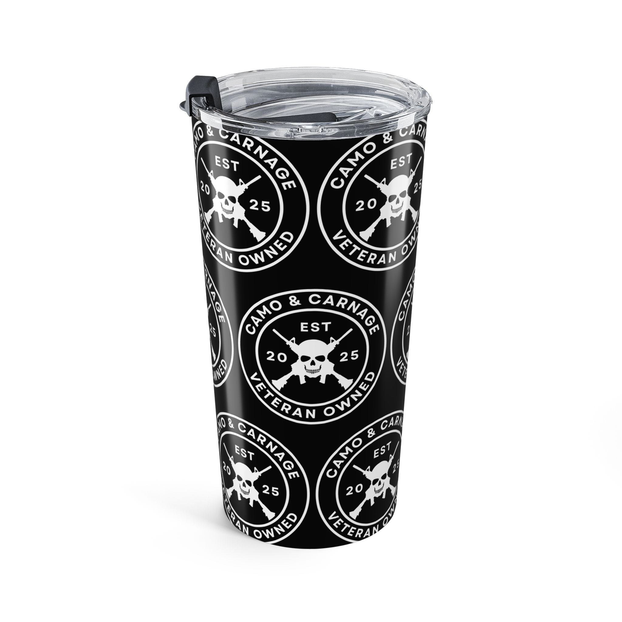 Veteran-Owned Camo Tumbler | 20oz Insulated Drinkware | Perfect for Outdoor Adventures, Gifts, Military Enthusiasts, or Everyday Use