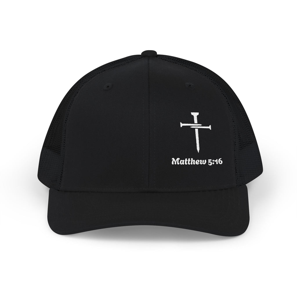 Black Snapback Trucker Cap with Cross Design | Stylish Casual Headwear for Men & Women | Perfect Gift for Faith-based Events, Outdoor [...]