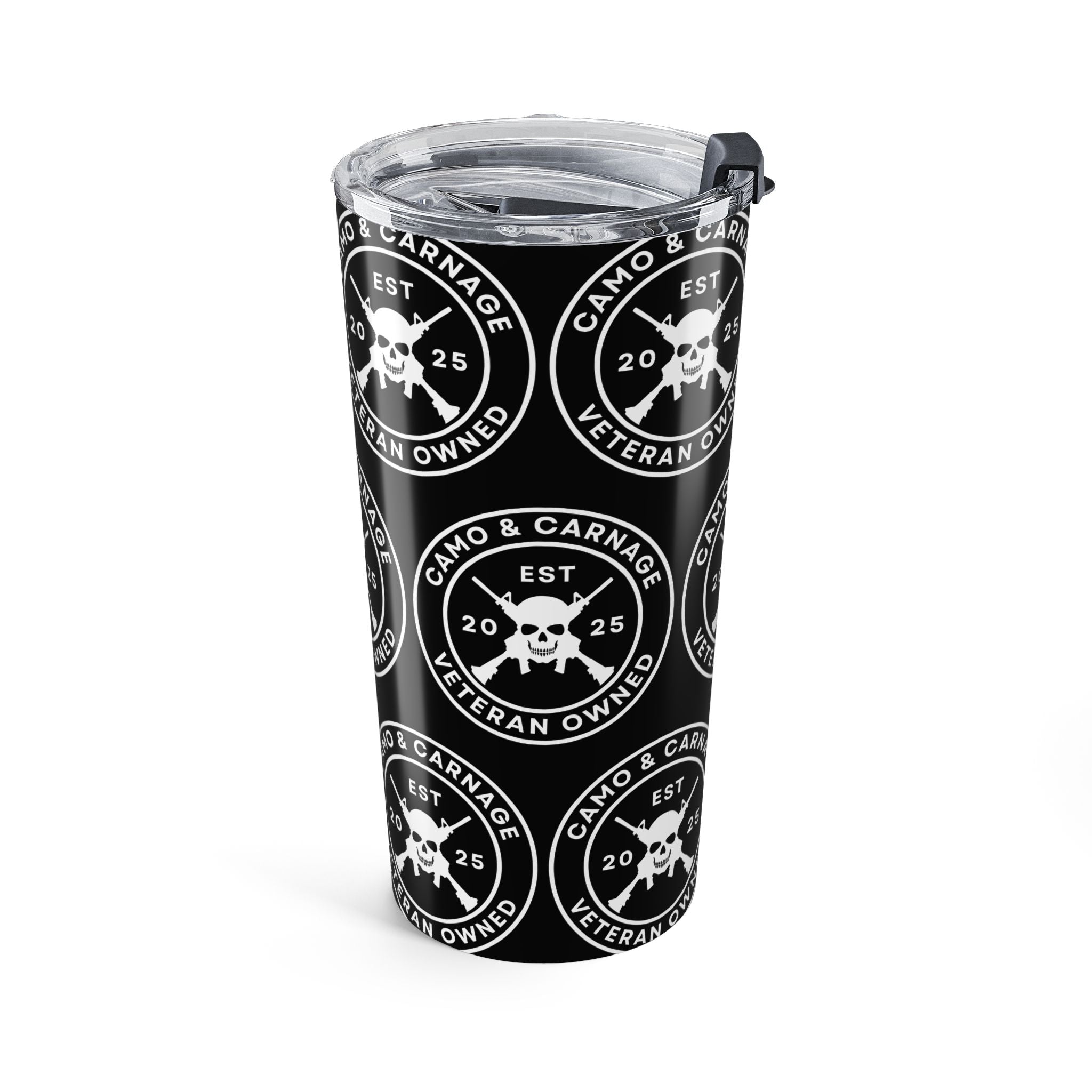 Veteran-Owned Camo Tumbler | 20oz Insulated Drinkware | Perfect for Outdoor Adventures, Gifts, Military Enthusiasts, or Everyday Use