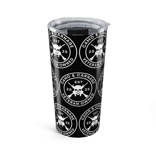 Veteran-Owned Camo Tumbler | 20oz Insulated Drinkware | Perfect for Outdoor Adventures, Gifts, Military Enthusiasts, or Everyday Use
