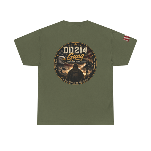 DD214 Gang Tee — Earned, Not Given